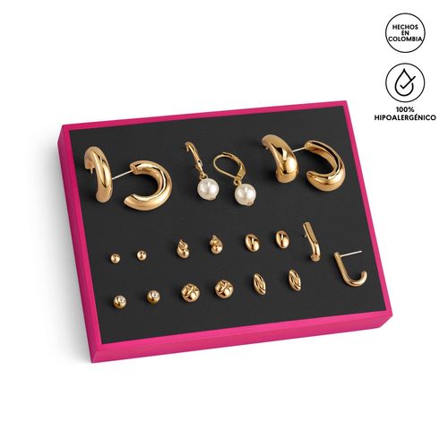 Set de aretes para mujer Glam Vibes